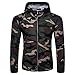 Price comparison product image PRINCER Men's Shirts, Camouflage Pullover Hooded T-Shirt Suntan-Proof Tees Shirt Wilderness Adventure Blouse Polo Shirts Summer Camp Tops Vest for Men Teenagers (Army Green, M)