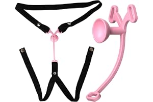 Klassiska skyddsburar för män, smidiga att bära med anti-av-hjälprem, design i fjärilsform-RDLZ07X (R1-Rosa, Large+1 bä )