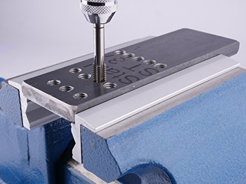 GSR Schonbacken für Schraubstock, Schutzbacken für Schraubstock 125mm Alu/Prismen mit Magnet Spann-Backen - 7