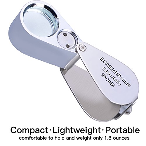 Lupa de metal con iluminaci n XYK plegable lente para joyeros lente de aumento de calidad cient fica 30X metal reviews Lupa de metal con iluminaci n XYK plegable lente para joyeros lente de aumento de calidad cient fica 30X metal