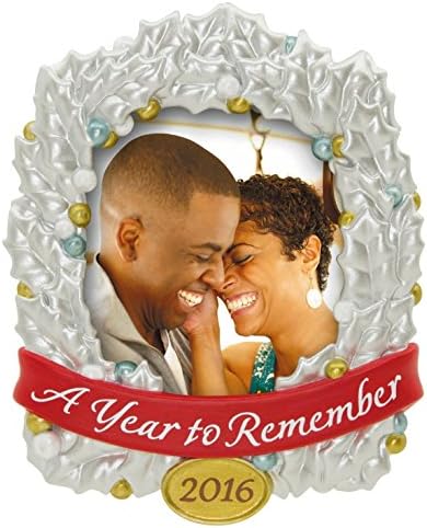 Keepsake Ornaments Hallmark 2016 Christmas Ornament A Year To Remember Photo Holder Ornament