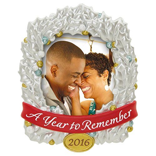 Keepsake Ornaments Hallmark 2016 Christmas Ornament A Year To Remember Photo Holder Ornament