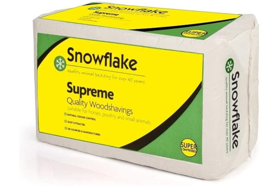 Snowflake Supreme Shavings Horse Bedding Bale 15Kg