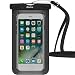 Produktbild iBarbe wasserdichte Schutzhülle, Dry Bag Pouch Underwater Cover für Apple iPhone X iPhone 8 iPhone 8 Plus iPhone X iPhone 7 7 Plus 6S 6 6S Plus SE 5S 5 C Galaxy S8 S8 Plus S7 S6 Edge, 1 Pack Black