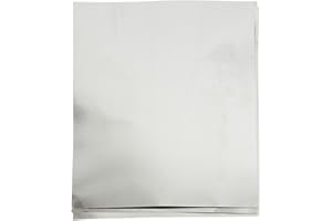 Creativ 22091 15 Prägefolie, 21 x 0.9 cm, 10 mm, Silber, 10 Stück