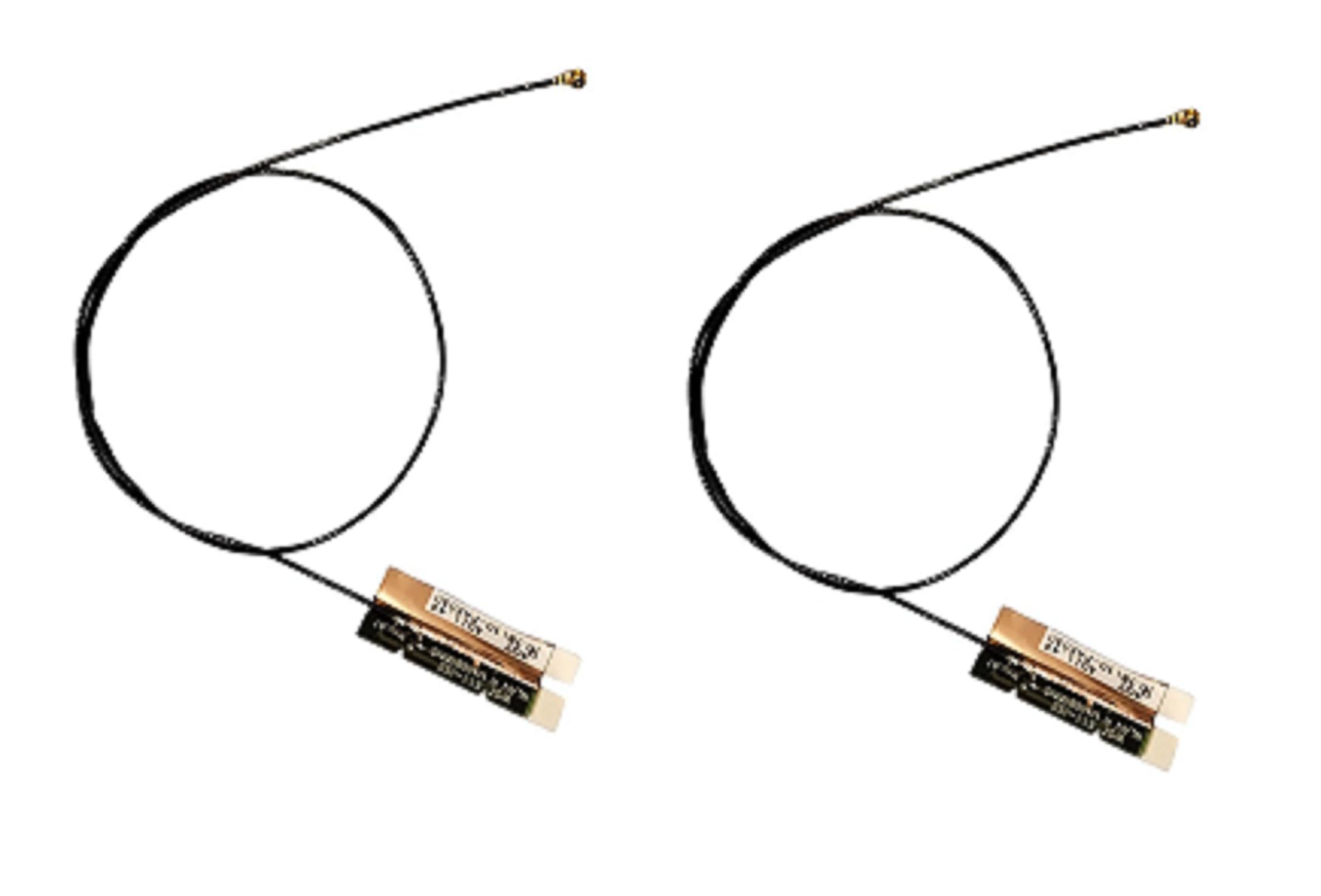 NISTECH 3dbi PCB Antenna (Pack of 2) Bluetooth GSM PCB 700-2700Mhz Antenna with 1.13 Cable 40cm WiFi 2.5Ghz to 5.8 IPX IPEX WLAN Laptop Bluetooth Wireless Module - 2pcs