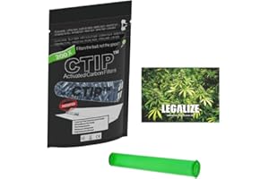 GENERISCH CTIP Activated Carbon Filters Diameter 6-7 mm Conical Aluminium Filter + Joint Tube and Sticker (200) 25-200 Pieces