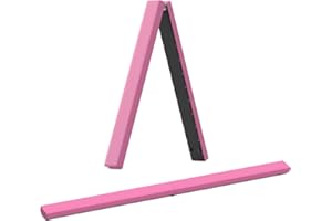 Erreyht Trave Ginnastica Artistica per Casa, Trave Ginnastica Artistica Pelle 2,1 m/220 LB, Attrezzatura da Ginnastica Pieghevole per Ragazze, Allenamento a casa, Ginnastica Artistica