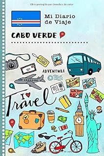 Cabo Verde Diario de Viaje: Libro de Registro de Viajes Guiado Infantil - Cuaderno de Recuerdos de Actividades en Vacaciones para Escribir, Dibujar, Afirmaciones de Gratitud para Niños y Niñas