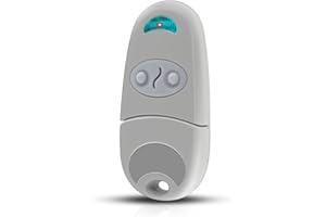 DIYUNA Mando a distancia de puerta 433,92 MHz - Compatible con CAME TOP432NA - 2 canales, 1 mando a distancia + 1 par de pilas de botón - para puertas de garaje y puertas automatizadas