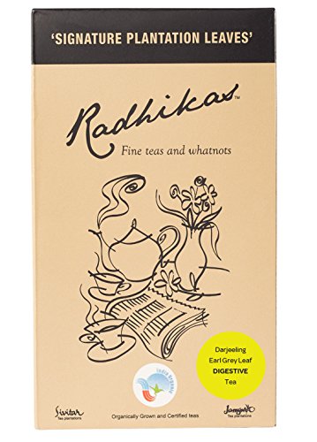 Radhikas Fine Teas and Whatnots Darjeeling Earl Grey Leaf Digestive Tea, 100g RS.525 (25.00% Off) - Amazon Radhikas Fine Teas and Whatnots Darjeeling Earl Grey Leaf Digestive Tea, 100g RS.525 (25.00% Off) - Amazon