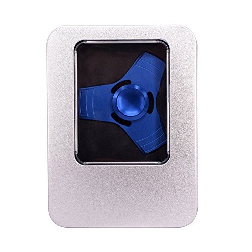 Fidget Toy Hand Spinner, Ocool Spinner Fidget Toy EDC Focus Toy Relieve ADHD Anxiety Reduce Stress Helps Focus, Blue