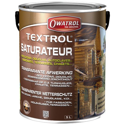 Owatrol Textrol Outdoor Holz Fleck für Soft 5 Liter Eiche golden