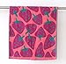 Pink Strawberry Pattern Hair Drying Towels (34*78CM )