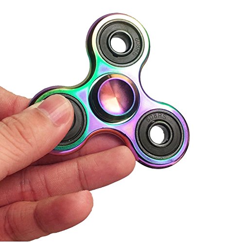 Hand Spinner Stress Relief Toy, Colourful Aluminum Alloy Hand Spinner EDC Fidget Toy Stress Reducer Made Bearing Focus Anxiety Relief Toys for Killing Time Hand Spinner Stress Relief Toy, Colourful Aluminum Alloy Hand Spinner EDC Fidget Toy Stress Reducer Made Bearing Focus Anxiety Relief Toys for Killing Time