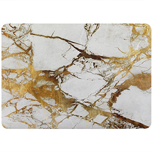 iDOO MacBook Schutzh lle Hard Case Cover Laptop H lle F r MacBook Air 13 Zoll A1369 A1466 - matt Weiss-goldener Marmor iDOO MacBook Schutzh lle Hard Case Cover Laptop H lle F r MacBook Air 13 Zoll A1369 A1466 - matt Weiss-goldener Marmor