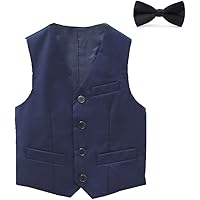 Kinder Anzugweste Für Jungen - Einreihig Für Hochzeit & Feste | Größe 80-176