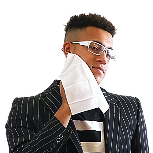 Einzeln verpackte Erfrischungstücher für Erwachsene – Luxus extra große Gesicht & Körper Erfrichungstücher – aus festem Stoff-ähnlichen Material – für Sport, Fitnesshalle, Im freien, Festivals, Camping, Wandern, Radfahren, Pendeln, Urlaub & Reisen, ein nützliches Geschenk ( 8er Pack) - 8