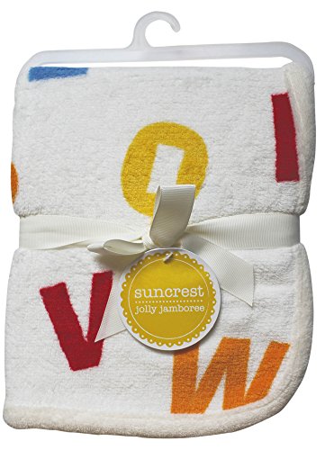 Suncrest Jolly Jamboree Soft Pram and Nursery Baby Blanket (100 x 75cm)