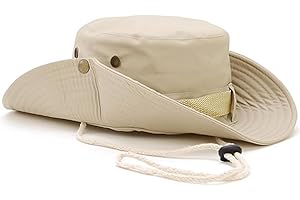 Favuit Sombreros de sol para hombres y mujeres, sombrero de pesca, protección UV, ala ancha, sombrero plegable para senderismo, camping, safari