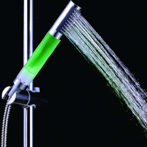 MagiDeal Bad Automatischen 7 Farbwechsel LED Licht Duschkopf Spritze Kopfbrause - 2