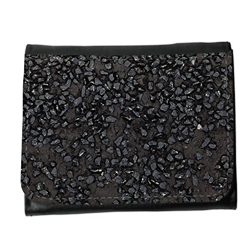 Preisvergleich Produktbild Portemonnaie Geldbörse Brieftasche / / M00158444 Asphalt Hintergrund Bitumen Schwarz / / Small Size Wallet