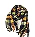 Moolecole New Fashion Children Scarf Kids Baby Boys Girls Plaid Scarf Muffler Soft Scarf Green
