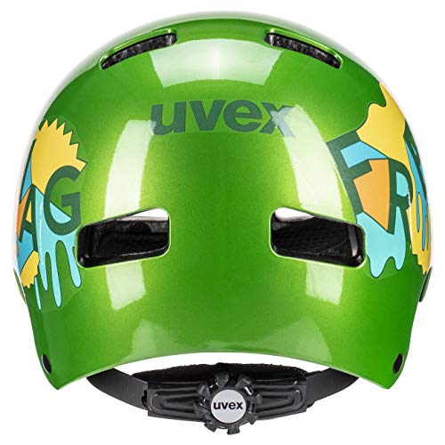 uvex Unisex Jugend, kid 3 Fahrradhelm, green, 51-55 cm - 2