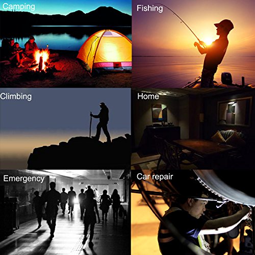 RPGT Zusammenklappbar LED Mini Camping-Leuchte, Energieeffizient LED Camping Laterne, batteriebetrieben,3 Modus,Wandern, Camping, Notfall, Ausfälle, Gartenlaterne, Vielseitig Einsetzbar,CampingLampe - 5