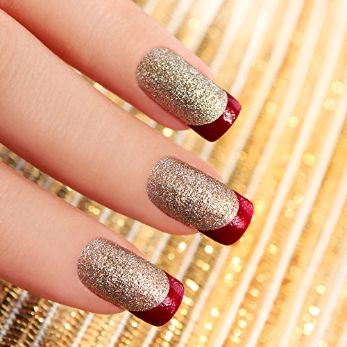 eBoot Nagelkunst Zubehör Sticker Nagel Tip Guides Aufkleber Set mit Verschiedene Formen, 24 Stück - 5