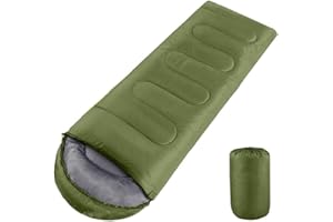Yaheetech Sleeping Bags for Adults, 3 Season Lightweight Envelope Compact Ultralight Backpacking with Portable Carry Bag for Summer, Camping, Hiking & Travel, Indoor & Outdoor Use
