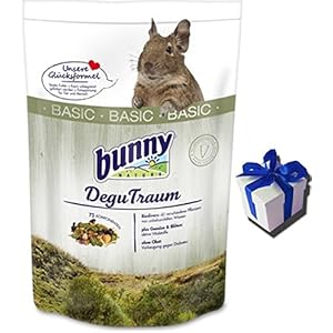 3,2 kg Bunny Nature Degu Traum Basic Degufutter mit Vitalstoffen + Geschenk