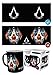 Produktbild Assassin's Creed Tasse Legacy mit Thermoeffekt - schwarz, bedruckt, aus Keramik, Fassungsvermögen ca. 420 ml..