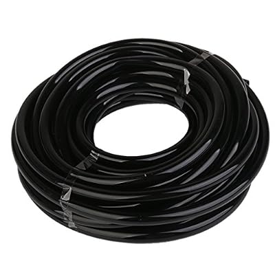 Générique 10m 8/11 Jardins D'irrigation Au Goutte Micro Arrosage Tuyau Pvc Tube De Tuyau Noir