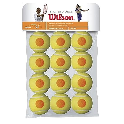 Wilson Starter Game WRT137200 Balles de tennis enfant Orange /jaune