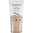 Mamaearth Rice Face Wash With Rice Water & Niacinamide for Glass Skin | For Hydrated & Even Skin Tone | Glowing & Brightened Skin | Korean Skin Care Product | For All Skin Types | For Men & Women | 150 ml