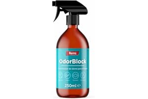 Remi Hogar | Neutralizador de Olores Multiusos en Spray OdorBlock | Fórmula Ecológica con Aroma Aloe Vera | Elimina Olores de Perros, Mascotas, Humedad y Comida (250 ml)