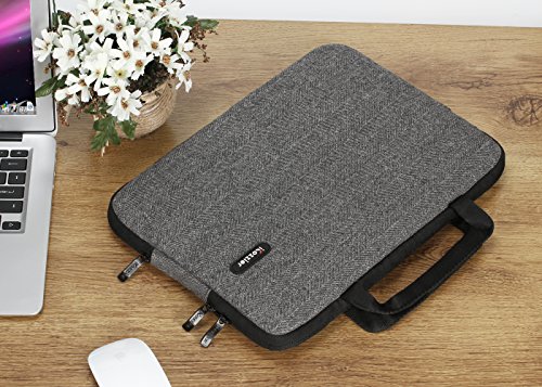 iCozzier 13-13.3 Zoll mit Laptoptasche Sleeve Hülle Schutztasche für 13-Inch Laptop/ Ultrabook/ Notebook/ Netbook/ MacBook – Grau - 7