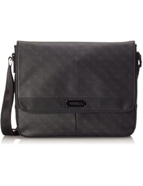 Guess Herren Handtaschen, Schwarz (Bla), 10 cm