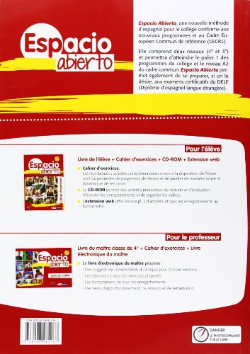 Espacio Abierto Niveau 1 Livre de l'élève + CD-ROM et accès à ELEteca