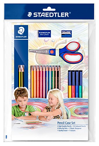 Preisvergleich Produktbild Staedtler 61 SET43 - Mäppchen Set mit Bastelschere