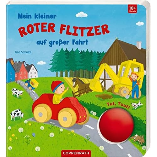 Mein kleiner roter Flitzer auf großer Fahrt