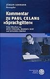 Image de Kommentar zu Paul Celans 'Sprachgitter' (Beiträge zur neueren Literaturgeschichte)