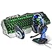 Produktbild Shuihua-yxjp Mechanische Tastatur und Maus-Set, kabelgebundenes Metall-Beleuchtungs-Internet-Café, USB-Maus und Tastatur-Set Makroprogrammierung Peripheriespiel + Gaming-Headset (Farbe : Green Light)