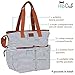 Changing Bag by Hip Cub - Weekender Tote - Designer Canvas W/ Cute Baby Change Pad