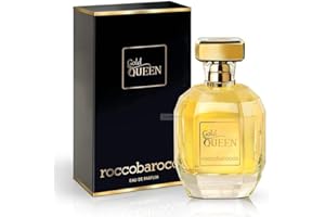 Roccobarocco - gold queen eau de parfum – profumo donna dall’anima pregiata ed elegante, fragranza orientale e fruttata, 100 ml