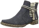 Elastikeinsätze Rieker Damen Y1893 Chelsea Boots, Blau (atlantis/Beige/15), 38 EU