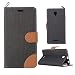 Produktbild Lenovo A5000 Hülle,Lenovo A5000 Case,Cozy Hut PU Leder Wallet Case Schutzhülle für Lenovo A5000 Flip Tasche Handyhüll Ledertasche Hüll Cover Standfunktion Karte Slot(Cowboy in schwarz) - schwarz
