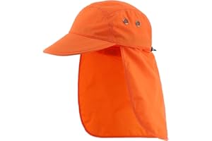 Magracy Herren Sommer UPF 50+ Fischerhut mit Nackenklappe Sonnenschutz Kappe