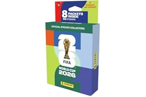 Panini Coupe du Monde DE LA FIFA 2026 Stickers - Blister 8 Pochettes